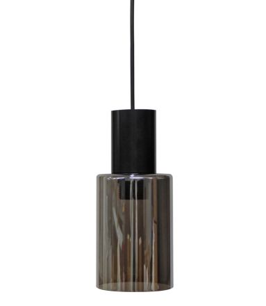 Heronia Lighting Μοντέρνο Κρεμαστό Φωτιστικό Mirror-B- 1L Fume Φ10 E27