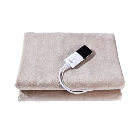 Ηλεκτρική Κουβέρτα PREB-81085 Primo 160x130cm Flannel Fleece Μπέζ