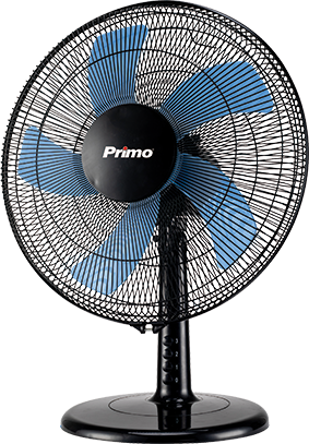Ανεμιστήρας Επιτραπέζιος PRTF-80444 Primo 16'' 40εκ. Μαύρος-Μπλε