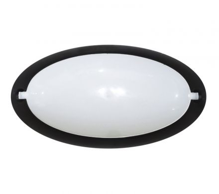 Heronia Lighting Επίτοιχο Φωτιστικό LED 12W D-212 Μαύρο