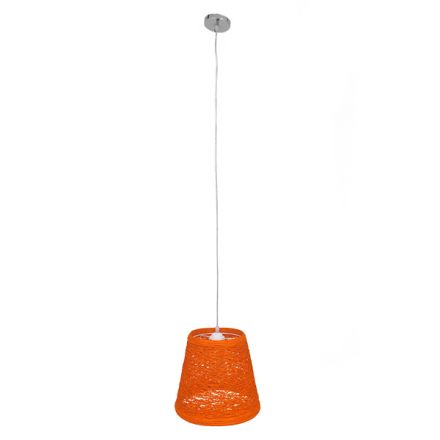 PLAYROOM 00997 Vintage Κρεμαστό Φωτιστικό Οροφής με Ντουί 1xE27 IP20 Πορτοκαλί