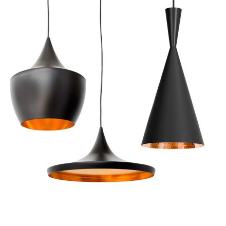 SHANGHAI BLACK 01025 SET 3 Μοντέρνα Κρεμαστά Φωτιστικά Οροφής Τρίφωτο 3 x E27 Μαύρα Μεταλλικά Καμπάνα