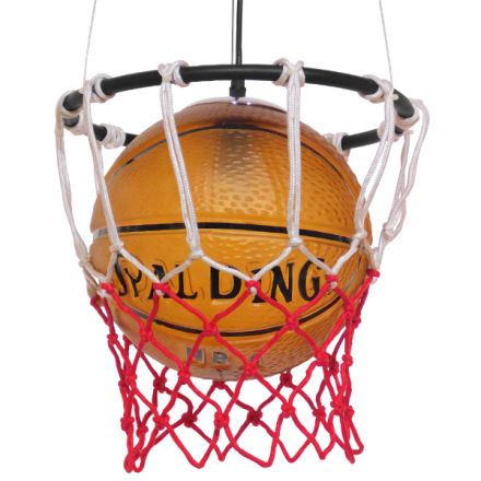 NBA Μοντέρνο Κρεμαστό Φωτιστικό - Πορτοκαλί Φ32 x Y58cm