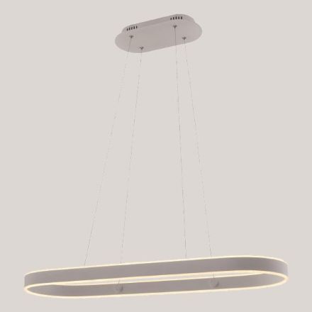 Κρεμαστό Φωτιστικό Γραμμικο LED 50W 3000Κ - Λευκο