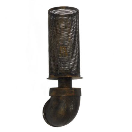 RAZA Vintage Απλίκα - Χάλκινο Μέταλλο - Μ13 x Π12 x Υ38cm