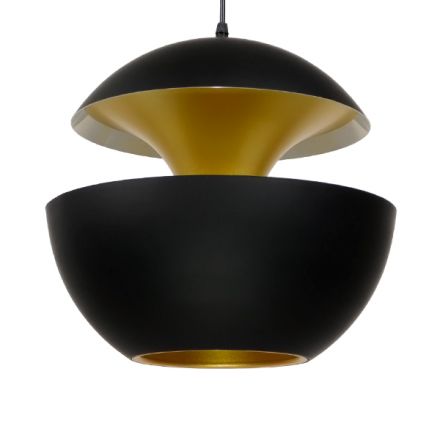 SEVILLE BLACK Μοντέρνο Κρεμαστό Φωτιστικό - Μαύρο - Φ35 x Y33cm