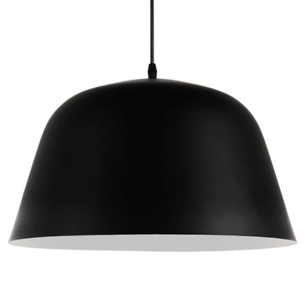 UPVALE Μοντέρνο Κρεμαστό Φωτιστικό - Μαύρο - Φ40 x Y24cm
