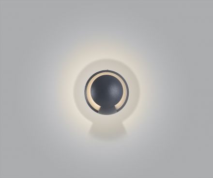 Luma Επίτοιχο Φωτιστικό LED 6W 3000K Αλουμίνιο Γκρι 10x10 IP54