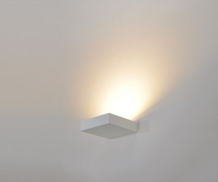 Luma Επίτοιχο Φωτιστικό LED 6W 3000K Αλουμίνιο Λευκό 3,5x14 IP20