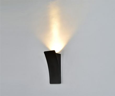 Luma Επίτοιχο Φωτιστικό LED 6W 3000K Αλουμίνιο Μαύρο 20x8,5 IP20