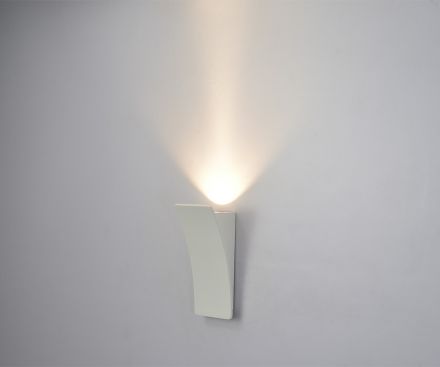 Luma Επίτοιχο Φωτιστικό LED 6W 3000K Αλουμίνιο Λευκό 20x8,5 IP20