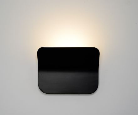 Luma Επίτοιχο Φωτιστικό LED 12W 3000K Αλουμίνιο Μαύρο 21x15,5 IP20