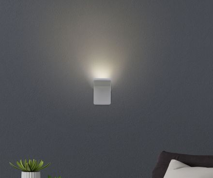 Luma Επίτοιχο Φωτιστικό LED 10W 3000K Αλουμίνιο Λευκό 15x10 IP20