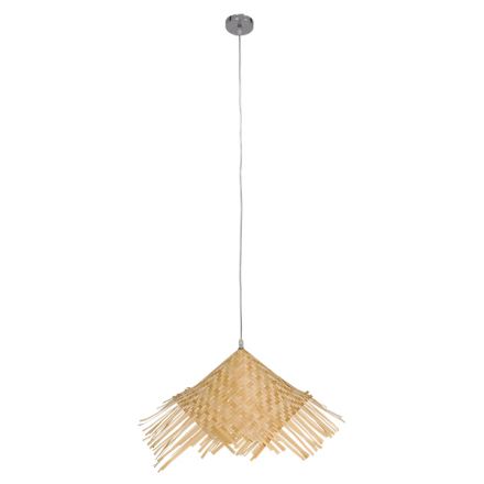 RICEHAT 01666 Boho Κρεμαστό Φωτιστικό Οροφής με Ντουί 1xE27 IP20 Μπεζ