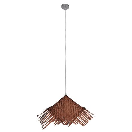 RICEHAT 01667 Boho Κρεμαστό Φωτιστικό Οροφής με Ντουί 1xE27 IP20 Καφέ