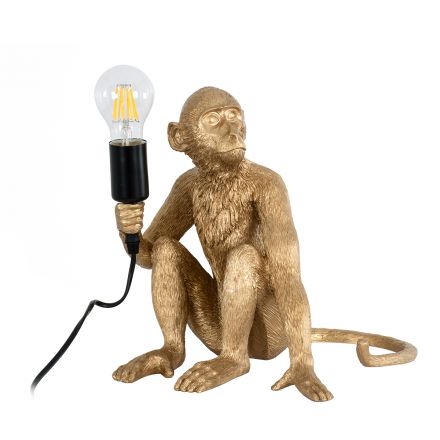 APES Μοντέρνο Φωτιστικό Λαμπατέρ - Χρυσό 