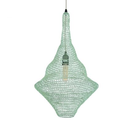 KENTUCKY Vintage Κρεμαστό Φωτιστικό - Apple Green Μεταλλικό Πλέγμα