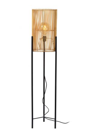 JANTINE - Φωτιστικό Δαπέδου - Ø 30 cm - 1xE27 - Light wood