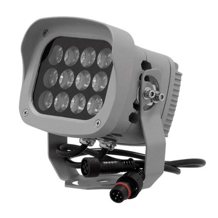 LED Προβολέας Αρχιτεκτονικού Φωτισμού GENIUS DMX512 24W CREE 24v 2040lm Δέσμης 10° Μοιρών - IP67 - RGB 