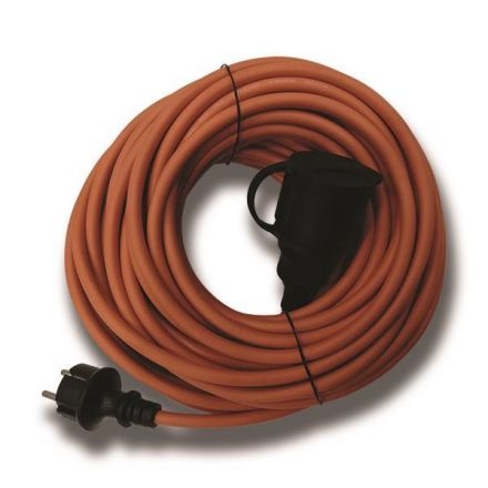 Προέκταση Γερμανικών Προδιαγραφών 20m 3X1.5mm IP44 Πορτοκαλί