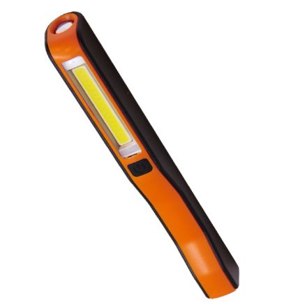 Mini Φορητός Φακός PEN COB LED Πορτοκαλί Χρώμα