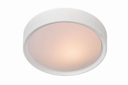 LEX - Flush Φωτιστικό Οροφής - Ø 33 cm - 2xE27 - White