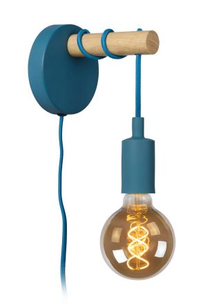 POLA - Επίτοιχο Φωτιστικό Children - Ø 12 cm - 1xE27 - Blue