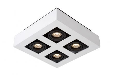XIRAX - Spot Οροφής - LED Dim to warm - GU10 - 4x5W 2200K/3000K - White