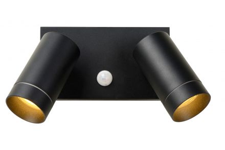 TAYLOR - Επίτοιχο Spot Outdoor - 2xGU10 - IP54 - Black