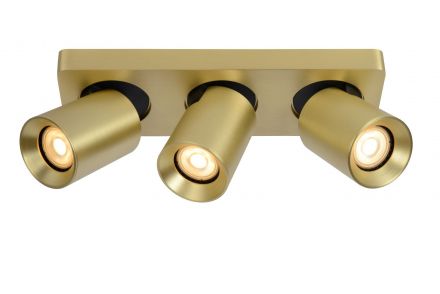 NIGEL - Spot Οροφής - LED Dim to warm - GU10 - 3x5W 2200K/3000K - Matt Gold / Brass