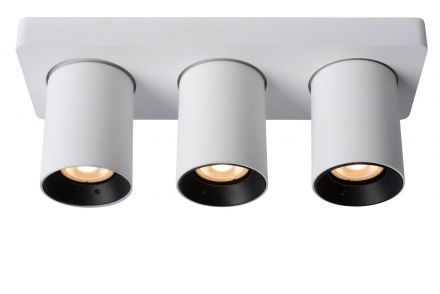 NIGEL - Spot Οροφής - LED Dim to warm - GU10 - 3x5W 2200K/3000K - White
