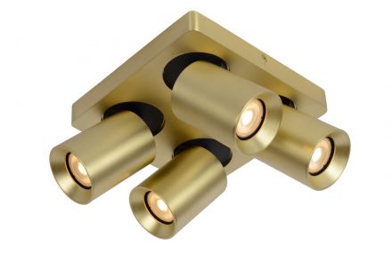 NIGEL - Spot Οροφής - LED Dim to warm - GU10 - 4x5W 2200K/3000K - Matt Gold / Brass