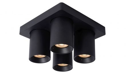 NIGEL - Spot Οροφής - LED Dim to warm - GU10 - 4x5W 2200K/3000K - Black