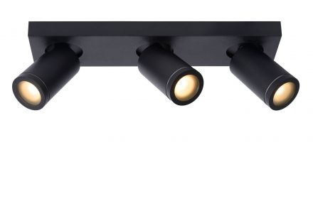 TAYLOR - Spot Οροφής Bathroom - LED Dim to warm - GU10 - 3x5W 2200K/3000K - IP44 - Black