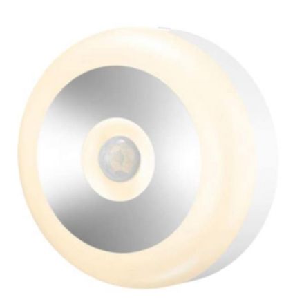 Φωτιστικό Παγκου 1W LED 3000Κ Φ70Mm Με Ανιχνευτη Κινησης