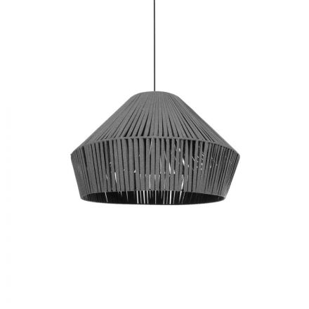 NUI 205-0066 Κρεμαστό Φωτιστικό Boho 1xE27 Γκρι