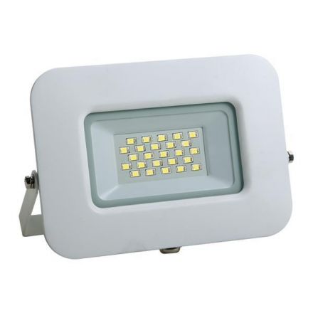 Προβολεας LED 20W Smd Βαση 360° Λευκος IP65 4000K Plus