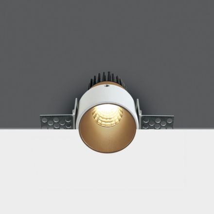 Χωνευτό Trimless LED Spot 3W 3000K Αλουμίνιο Brass Dark Light