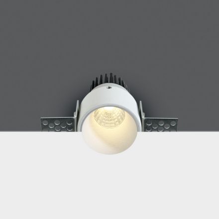 Χωνευτό Trimless LED Spot 3W 3000K Αλουμίνιο Λευκό Dark Light