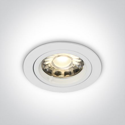 Χωνευτό Σποτ LED MR16 GU5.3 Αλουμίνιο 12V Λευκό