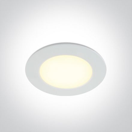 Χωνευτό Σποτ LED 6W 3000K Πλαστικό 230V Λευκό IP65
