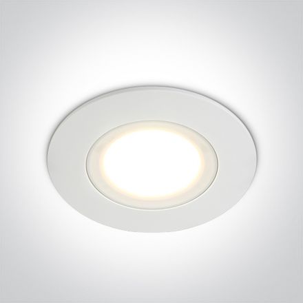 Χωνευτό Σποτ LED 6W 4000K Πλαστικό 230V Λευκό IP65