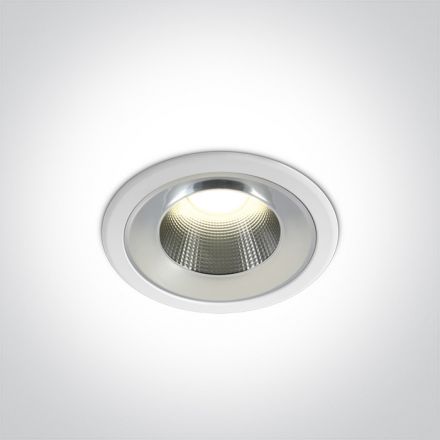 Χωνευτό SMD LED Spot 10W 4000K 60° Αλουμίνιο Λευκό IP54 230V