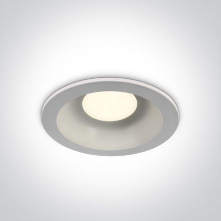 Χωνευτό SMD LED Spot 12W 4000K Πλαστικό Λευκό IP20 Dark Light
