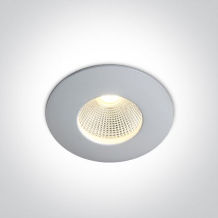 Χωνευτό Σποτ COB LED 12W 4000K Dimmable 40° Αλουμίνιο Λευκό Dark Light IP65