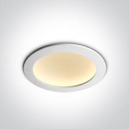 Χωνευτό SMD LED Spot 16W 3000K Die Cast Λευκό IP20 230V Dark Light
