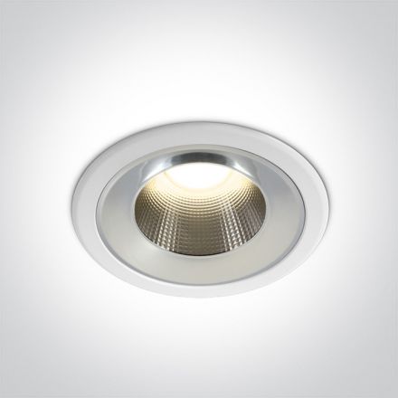 Χωνευτό SMD LED Spot 18W 3000K 60° Αλουμίνιο Λευκό IP54 230V