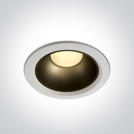 Χωνευτό Σποτ COB LED 20W 3000K Die Cast/Πλαστικό 230V Λευκό