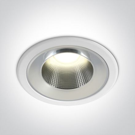Χωνευτό SMD LED Spot 25W 4000K 60° Αλουμίνιο Λευκό IP54 230V