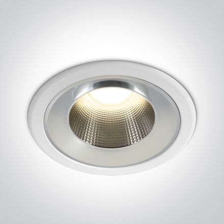 Χωνευτό SMD LED Spot 25W 3000K 60° Αλουμίνιο Λευκό IP54 230V
